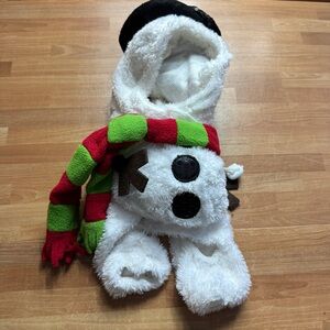 Snowman small dog costume from rubies nwt